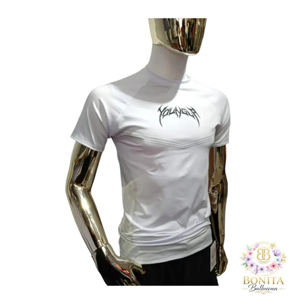 Tienda de ropa CDMX Playera para hombre blanca con estampado